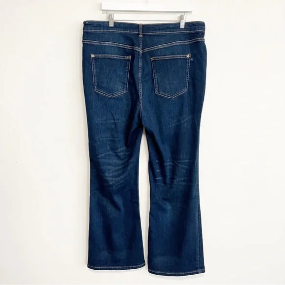 Anthropologie Blue Flare Wide Leg Jeans - Picture 6 of 10